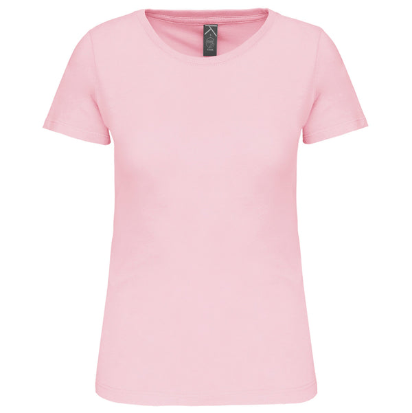 T-Shirt Senhora Bio 150IC decote redondo-Pale Pink-XS-RAG-Tailors-Fardas-e-Uniformes-Vestuario-Pro