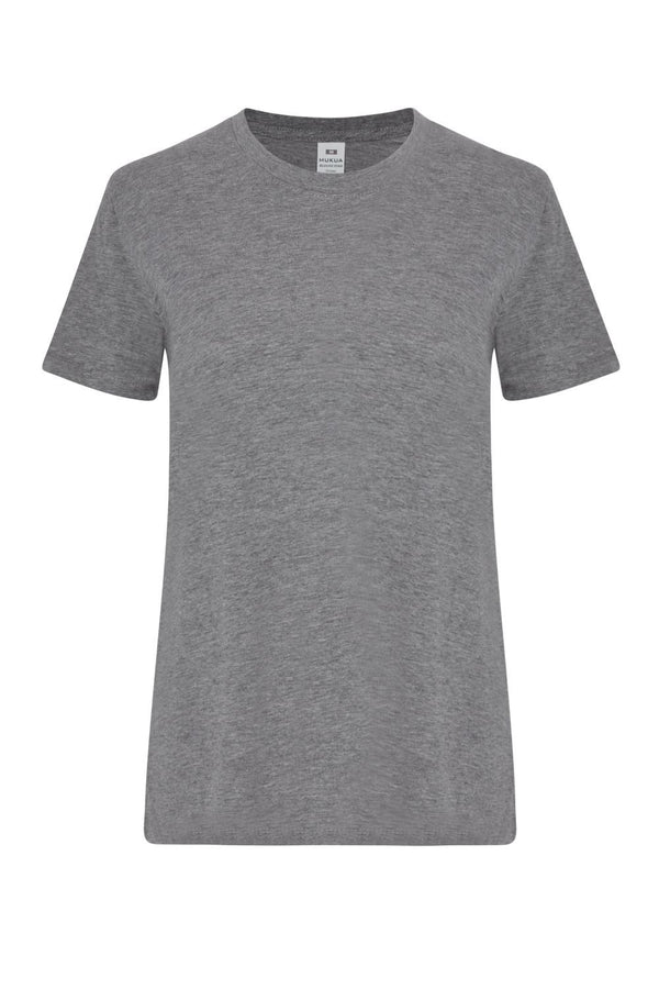 T-Shirt Senhora Mellrose-Heather Grey-XS-RAG-Tailors-Fardas-e-Uniformes-Vestuario-Pro
