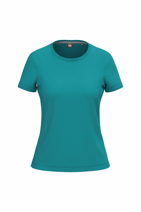T-Shirt Voscal antibacteriana de Senhora-Teal Blue-S-RAG-Tailors-Fardas-e-Uniformes-Vestuario-Pro