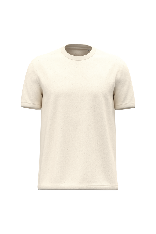 T-Shirt c\ombros descaídos França-Natural Cru-M-RAG-Tailors-Fardas-e-Uniformes-Vestuario-Pro