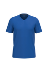 T-Shirt curta decote em V Atenas-Azul Royal-S-RAG-Tailors-Fardas-e-Uniformes-Vestuario-Pro