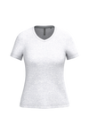 T-Shirt de Senhora Manga Curta Decote em V Atenas (1/2)-Ash Heather-S-RAG-Tailors-Fardas-e-Uniformes-Vestuario-Pro
