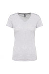 T-Shirt de Senhora Manga Curta Decote em V Atenas (1/2)-Ash Heather-S-RAG-Tailors-Fardas-e-Uniformes-Vestuario-Pro