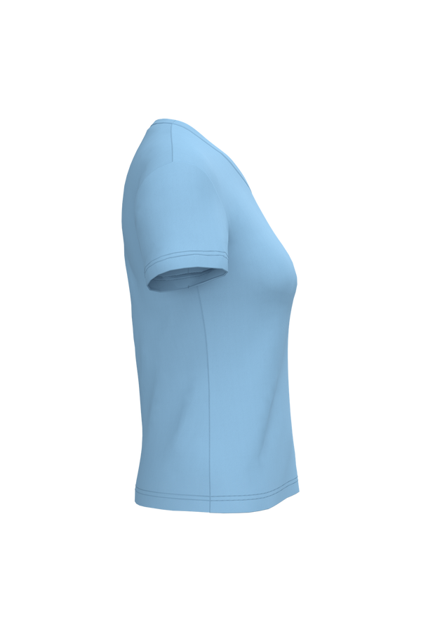 T-Shirt de Senhora Manga Curta Decote em V Atenas (1/2)-RAG-Tailors-Fardas-e-Uniformes-Vestuario-Pro