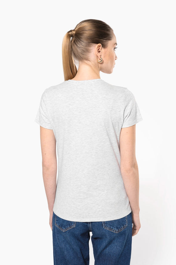 T-Shirt de Senhora Manga Curta Decote em V Atenas-RAG-Tailors-Fardas-e-Uniformes-Vestuario-Pro