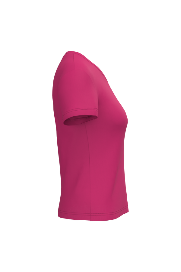 T-Shirt de Senhora Manga Curta Decote em V Atenas-RAG-Tailors-Fardas-e-Uniformes-Vestuario-Pro