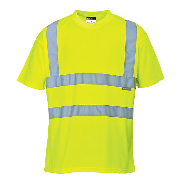 T-Shirt de alta visibilidade-Amarelo-XS-RAG-Tailors-Fardas-e-Uniformes-Vestuario-Pro