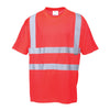 T-Shirt de alta visibilidade-Vermelho-L-RAG-Tailors-Fardas-e-Uniformes-Vestuario-Pro