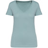 T-Shirt decote em V Senhora Nomada-Jade green-XS-RAG-Tailors-Fardas-e-Uniformes-Vestuario-Pro