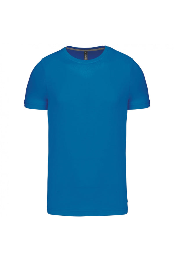 T-Shirt m\curta decote redondo-Azul Tropical-S-RAG-Tailors-Fardas-e-Uniformes-Vestuario-Pro