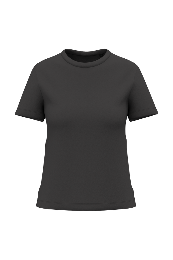 T-shirt Algodão Biológico Interlock Senhora-Ónix-XS-RAG-Tailors-Fardas-e-Uniformes-Vestuario-Pro