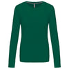 T-shirt Algodão Lavado m. comprida de senhora (1/2)-Kelly Green-XS-RAG-Tailors-Fardas-e-Uniformes-Vestuario-Pro