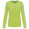 T-shirt Algodão Lavado m. comprida de senhora (1/2)-Lime-XS-RAG-Tailors-Fardas-e-Uniformes-Vestuario-Pro