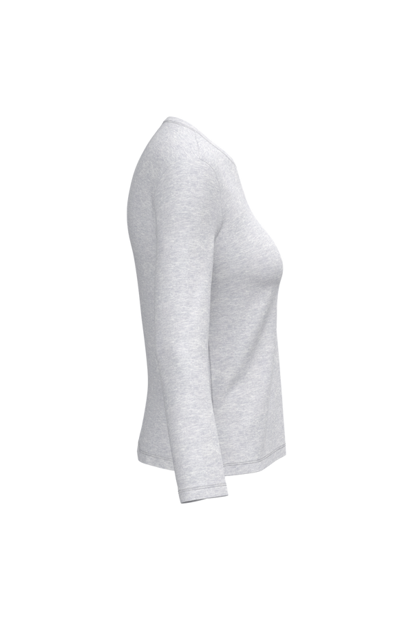 T-shirt Algodão Lavado m. comprida de senhora-RAG-Tailors-Fardas-e-Uniformes-Vestuario-Pro