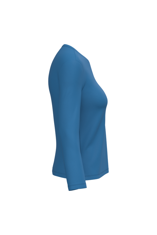T-shirt Algodão Lavado m. comprida de senhora-RAG-Tailors-Fardas-e-Uniformes-Vestuario-Pro
