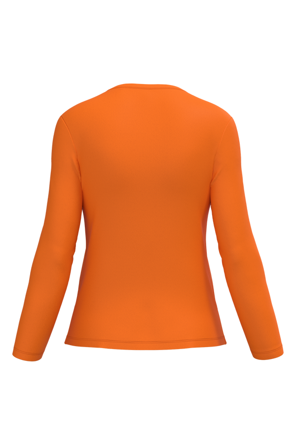 T-shirt Algodão Lavado m. comprida de senhora-RAG-Tailors-Fardas-e-Uniformes-Vestuario-Pro