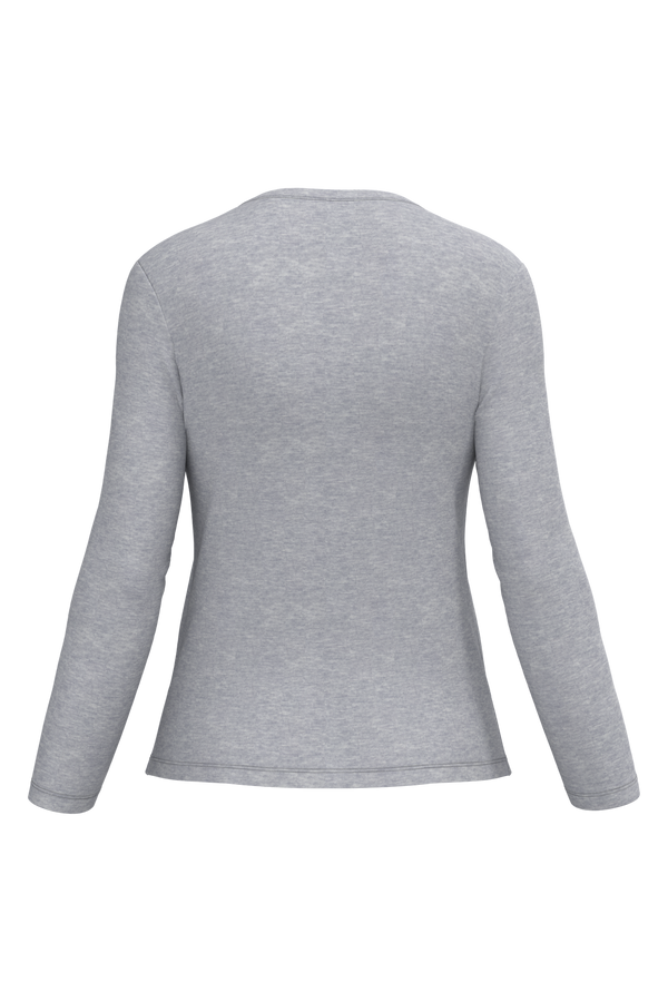 T-shirt Algodão Lavado m. comprida de senhora-RAG-Tailors-Fardas-e-Uniformes-Vestuario-Pro