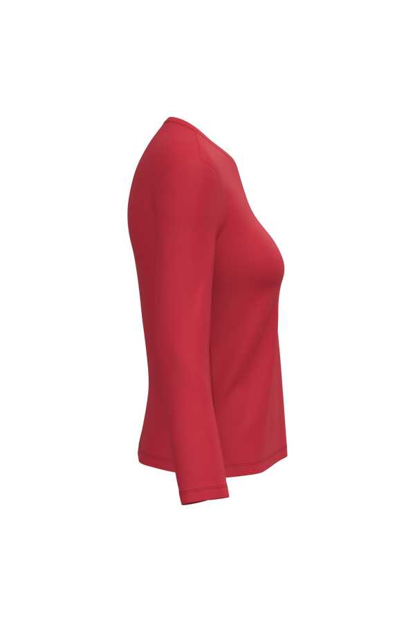 T-shirt Algodão Lavado m. comprida de senhora-RAG-Tailors-Fardas-e-Uniformes-Vestuario-Pro