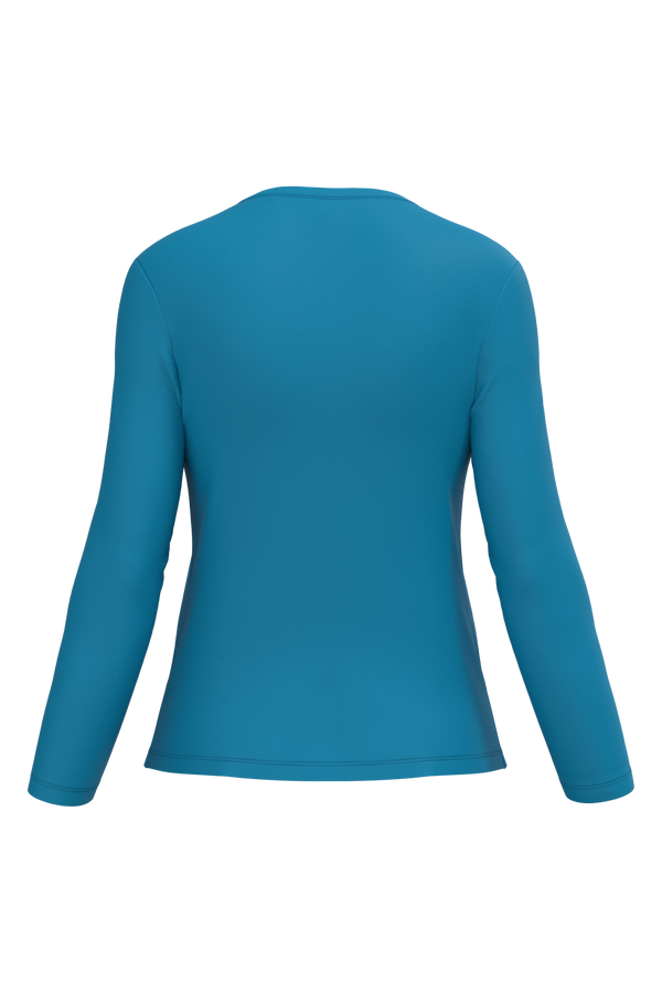 T-shirt Algodão Lavado m. comprida de senhora-RAG-Tailors-Fardas-e-Uniformes-Vestuario-Pro