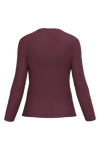 T-shirt Algodão Lavado m. comprida de senhora-RAG-Tailors-Fardas-e-Uniformes-Vestuario-Pro