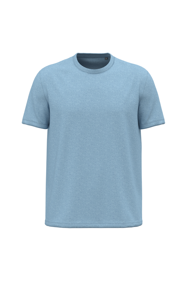 T-shirt Bio150 de Homem-Azul Nublado Mesclado-S-RAG-Tailors-Fardas-e-Uniformes-Vestuario-Pro
