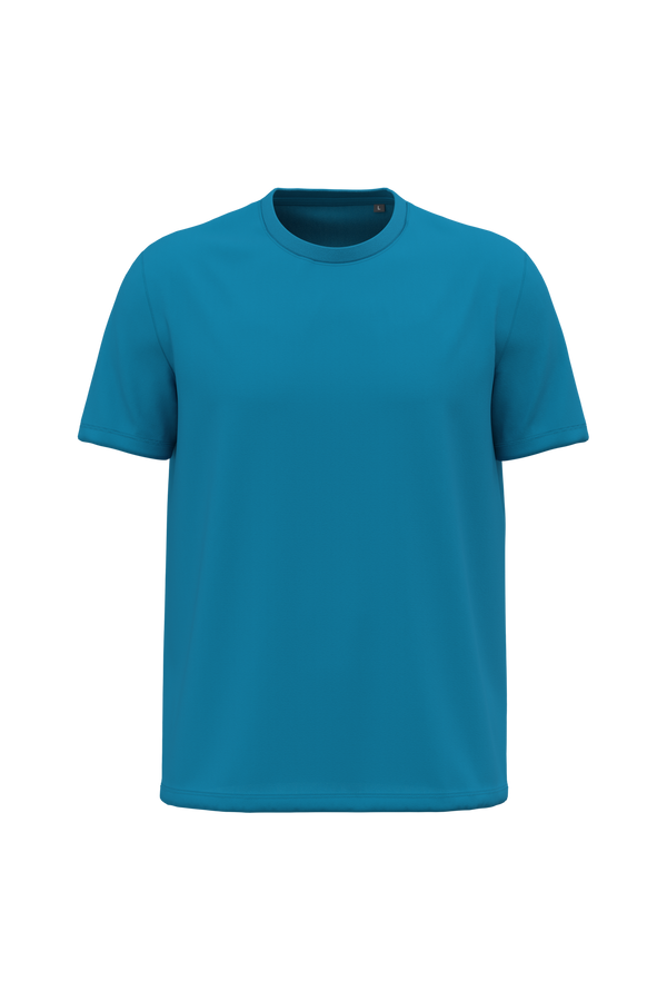 T-shirt Bio150 de Homem-Azul Tropical-S-RAG-Tailors-Fardas-e-Uniformes-Vestuario-Pro