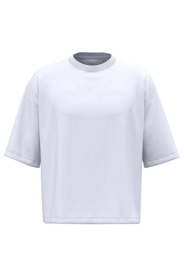 T-shirt Boxy Ombros Descaídos Homem-Branco-XS-RAG-Tailors-Fardas-e-Uniformes-Vestuario-Pro