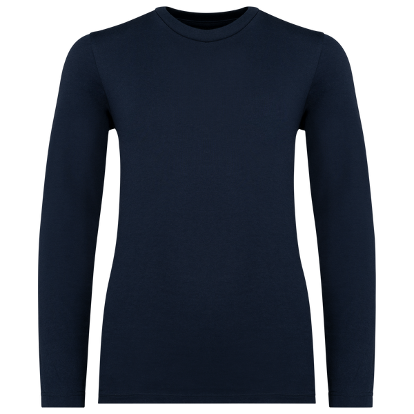 T-shirt Criança Eco-responsável Manga Comprida-Azul Marinho-4/6 Anos-RAG-Tailors-Fardas-e-Uniformes-Vestuario-Pro