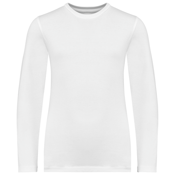T-shirt Criança Eco-responsável Manga Comprida-Branco-4/6 Anos-RAG-Tailors-Fardas-e-Uniformes-Vestuario-Pro