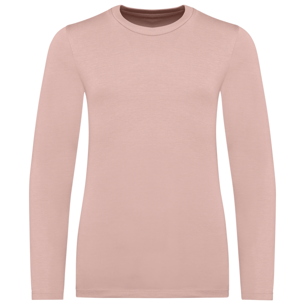 T-shirt Criança Eco-responsável Manga Comprida-Rosa Pétala-4/6 Anos-RAG-Tailors-Fardas-e-Uniformes-Vestuario-Pro