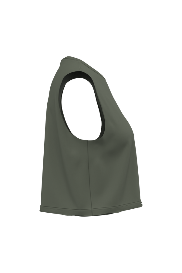 T-shirt Crop sem Mangas de Senhora-RAG-Tailors-Fardas-e-Uniformes-Vestuario-Pro
