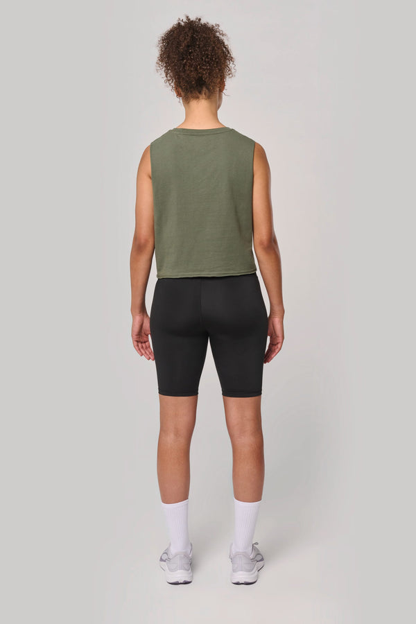 T-shirt Crop sem Mangas de Senhora-RAG-Tailors-Fardas-e-Uniformes-Vestuario-Pro