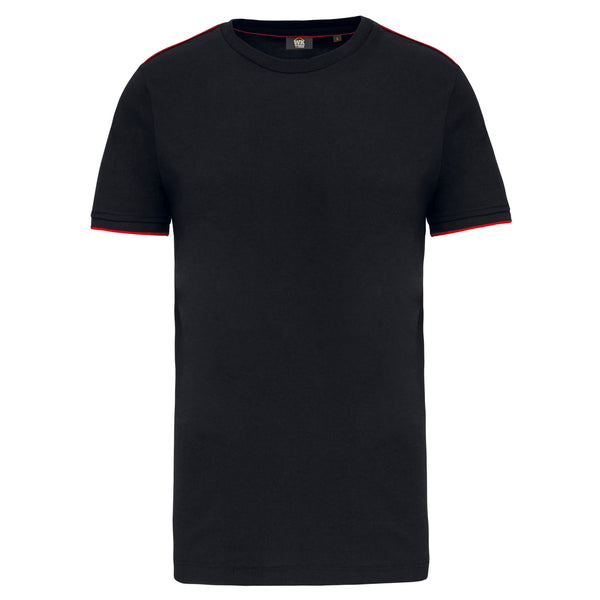 T-shirt Day To Day de manga curta-Black / Red-S-RAG-Tailors-Fardas-e-Uniformes-Vestuario-Pro