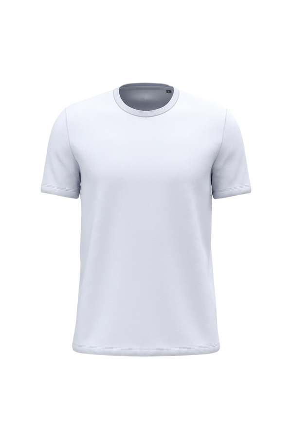 T-shirt Decote Redondo de Manga Curta Unissexo-Branco-2XS-RAG-Tailors-Fardas-e-Uniformes-Vestuario-Pro
