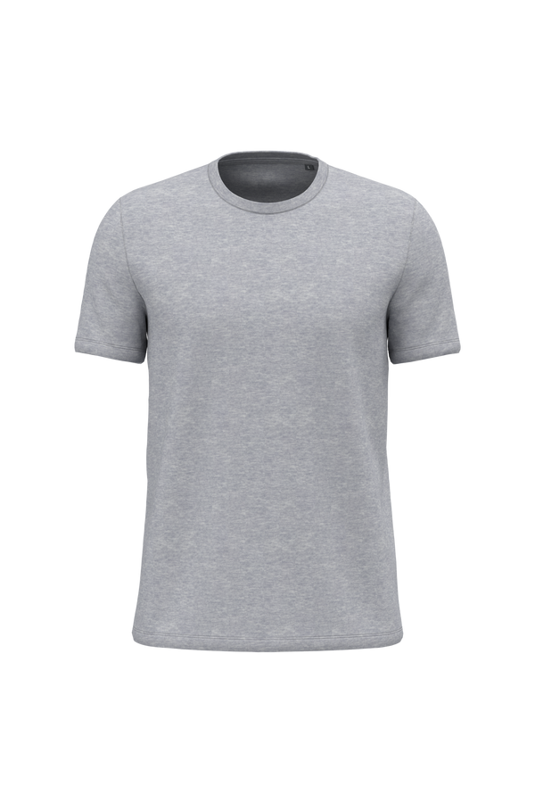 T-shirt Decote Redondo de Manga Curta Unissexo-Cinzento Oxford-2XS-RAG-Tailors-Fardas-e-Uniformes-Vestuario-Pro