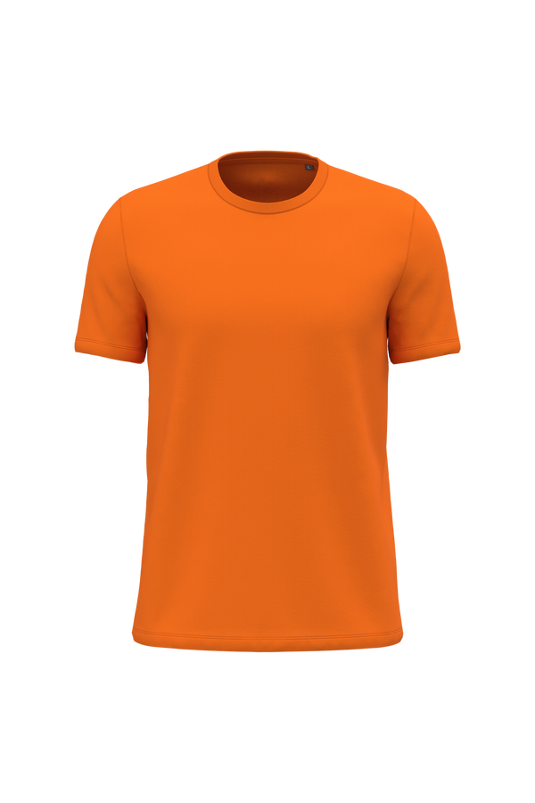 T-shirt Decote Redondo de Manga Curta Unissexo-Laranja-2XS-RAG-Tailors-Fardas-e-Uniformes-Vestuario-Pro