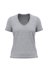 T-shirt Decote V Senhora Algodão Biológico-Cinzento Oxford-XS-RAG-Tailors-Fardas-e-Uniformes-Vestuario-Pro