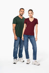 T-shirt Decote V Senhora Algodão Biológico-RAG-Tailors-Fardas-e-Uniformes-Vestuario-Pro