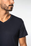 T-shirt Decote V de Homem em Algodão Biológico-RAG-Tailors-Fardas-e-Uniformes-Vestuario-Pro