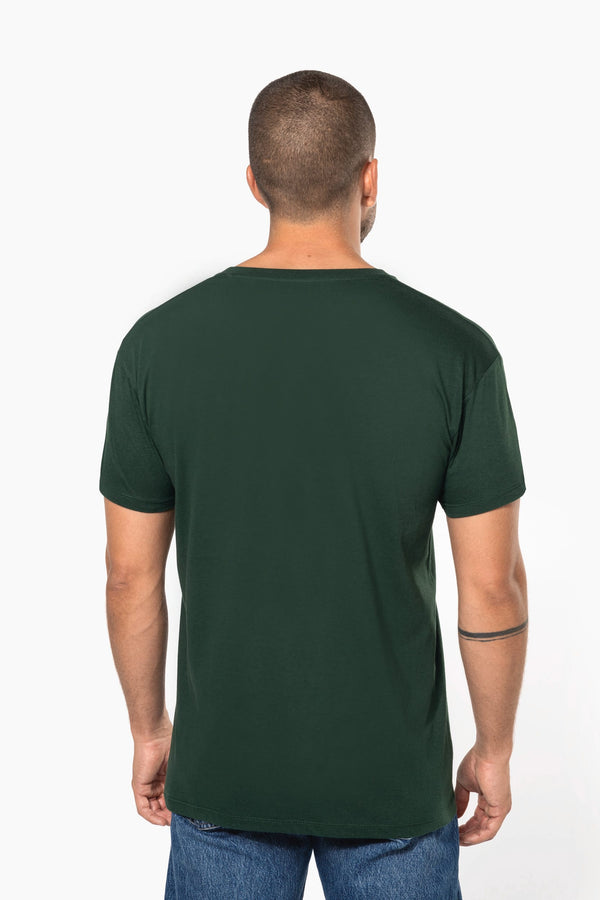 T-shirt Decote V de Homem em Algodão Biológico-RAG-Tailors-Fardas-e-Uniformes-Vestuario-Pro