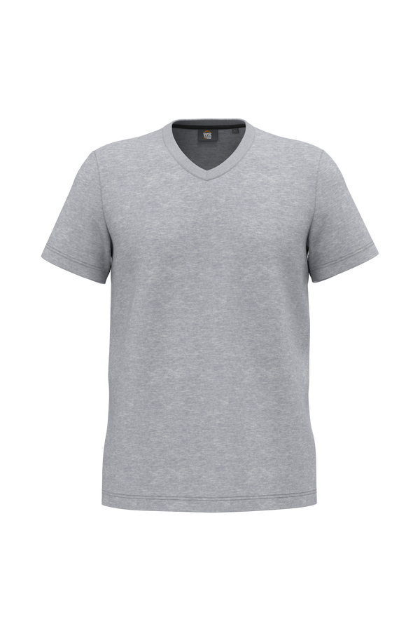 T-shirt Decote em V Antibacteriana de Homem-Cinzento Oxford-S-RAG-Tailors-Fardas-e-Uniformes-Vestuario-Pro
