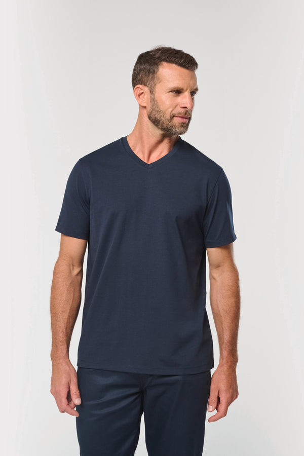 T-shirt Decote em V Antibacteriana de Homem-RAG-Tailors-Fardas-e-Uniformes-Vestuario-Pro