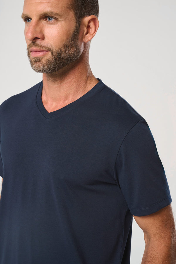 T-shirt Decote em V Antibacteriana de Homem-RAG-Tailors-Fardas-e-Uniformes-Vestuario-Pro