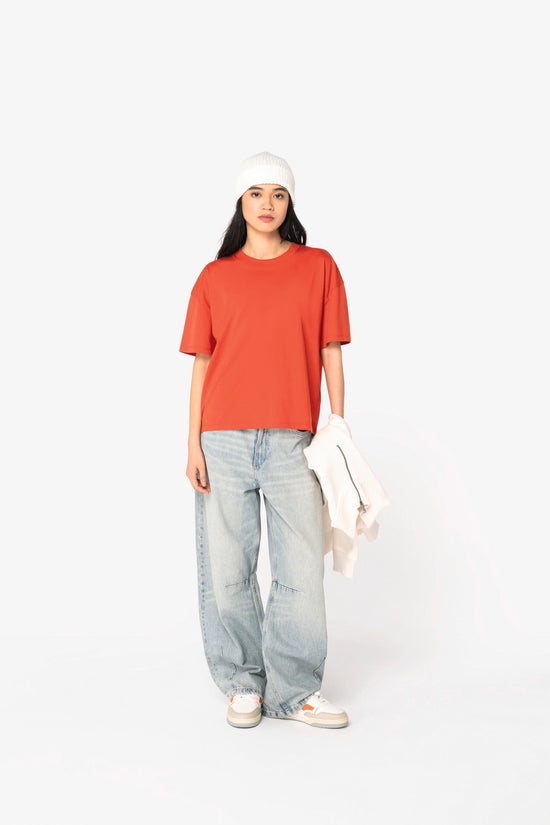 T-shirt Eco-Responsável Oversize de Senhora-RAG-Tailors-Fardas-e-Uniformes-Vestuario-Pro