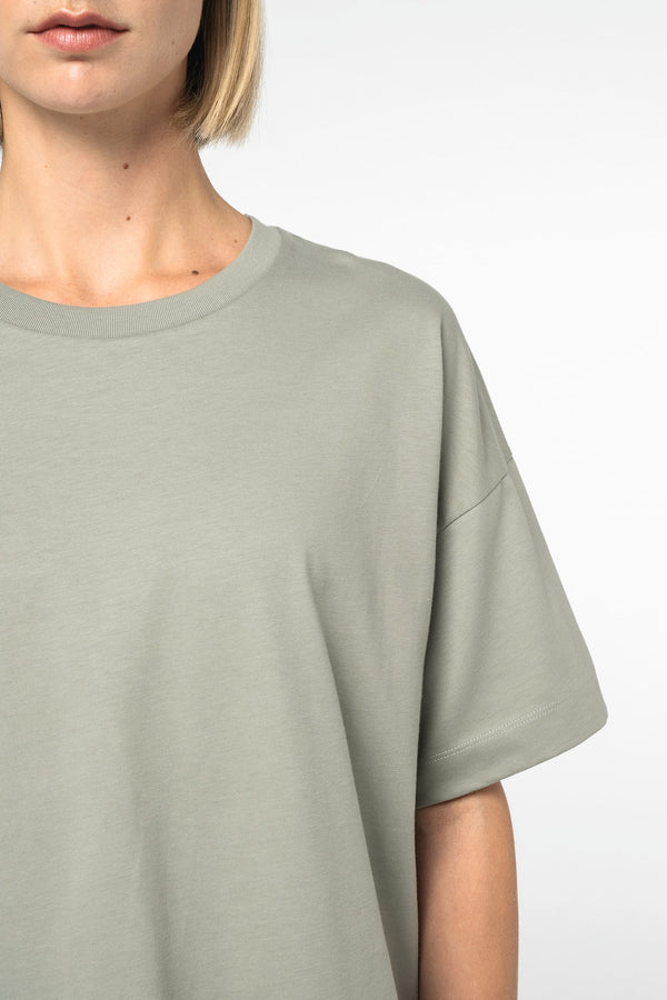 T-shirt Eco-responsável Boxy com Ombros Descaídos de Senhora-RAG-Tailors-Fardas-e-Uniformes-Vestuario-Pro