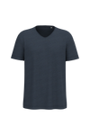 T-shirt Eco-responsável Decote Slub Ombros Descaídos Homem-Azul Marinho-S-RAG-Tailors-Fardas-e-Uniformes-Vestuario-Pro