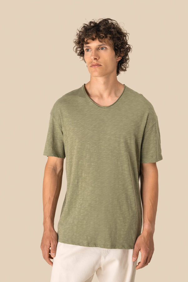 T-shirt Eco-responsável Decote Slub Ombros Descaídos Homem-RAG-Tailors-Fardas-e-Uniformes-Vestuario-Pro