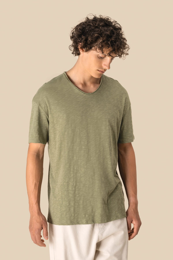T-shirt Eco-responsável Decote Slub Ombros Descaídos Homem-RAG-Tailors-Fardas-e-Uniformes-Vestuario-Pro