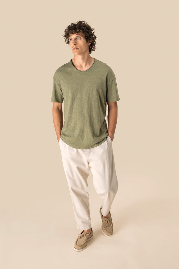 T-shirt Eco-responsável Decote Slub Ombros Descaídos Homem-RAG-Tailors-Fardas-e-Uniformes-Vestuario-Pro