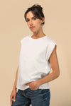 T-shirt Eco-responsável Sem Mangas com Ombreiras Mulher-RAG-Tailors-Fardas-e-Uniformes-Vestuario-Pro